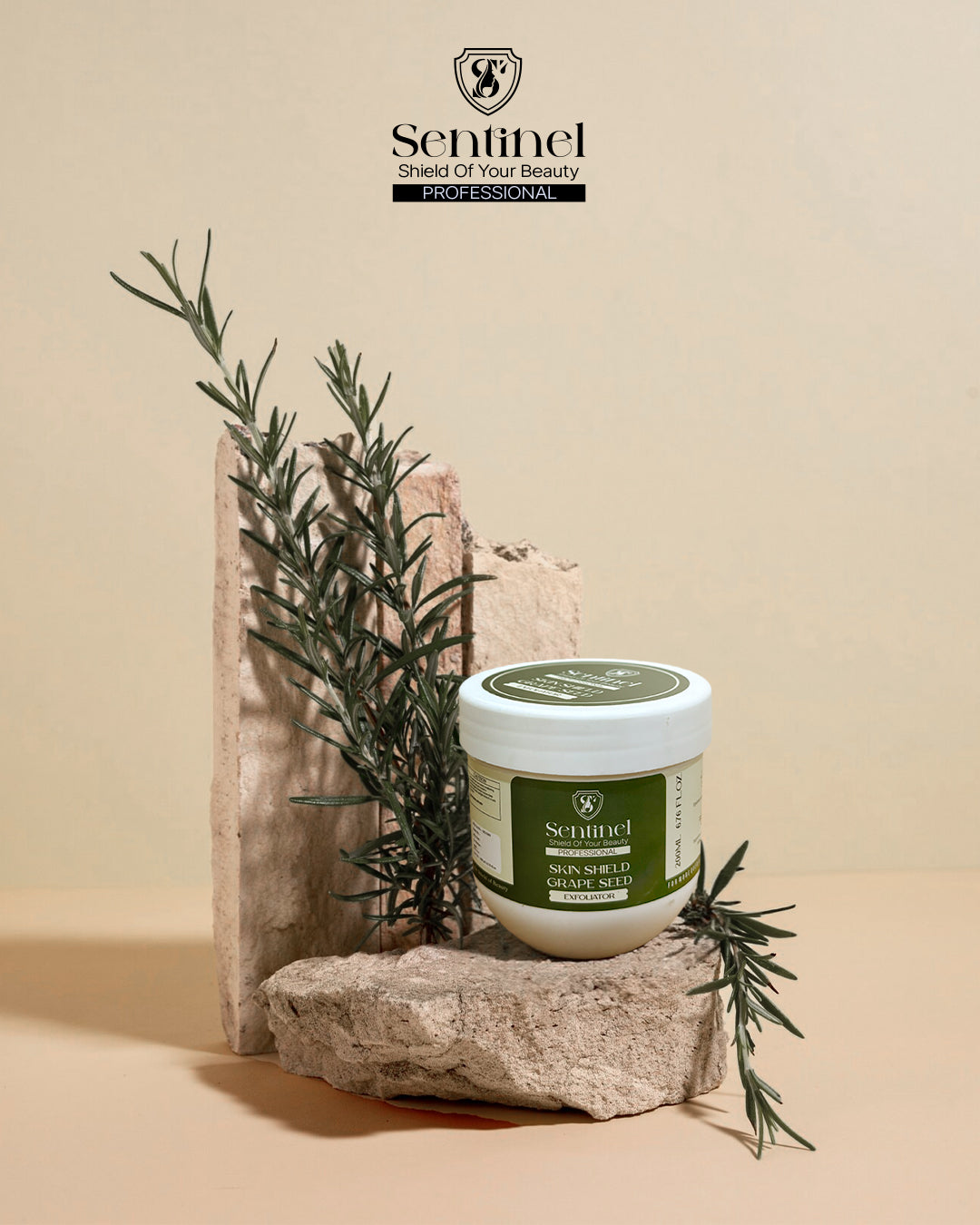 SKIN SHIELD GRAPE SEED FACE SCRUB