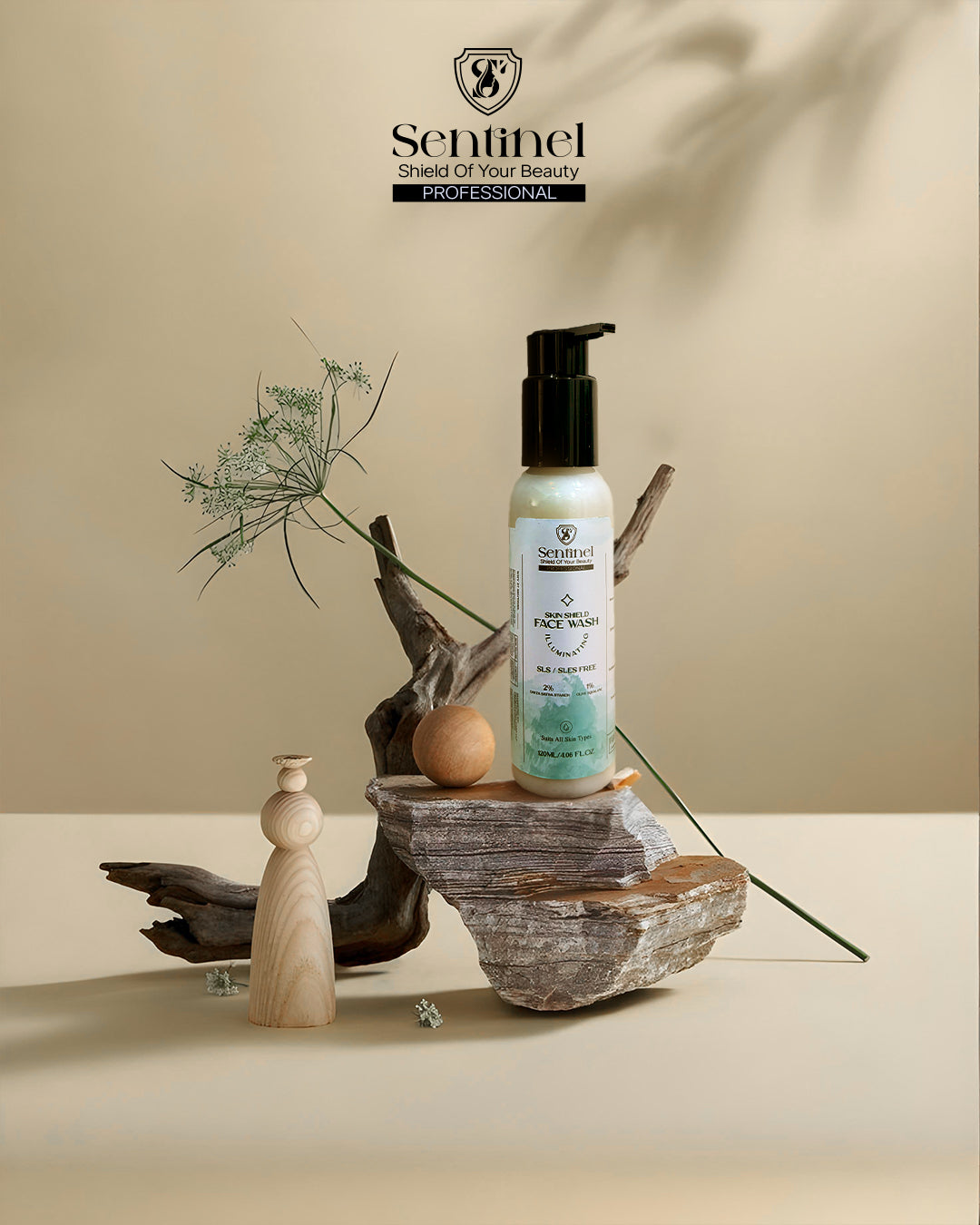 SKIN SHIELD ILLUMINATING FACE WASH (120ml)