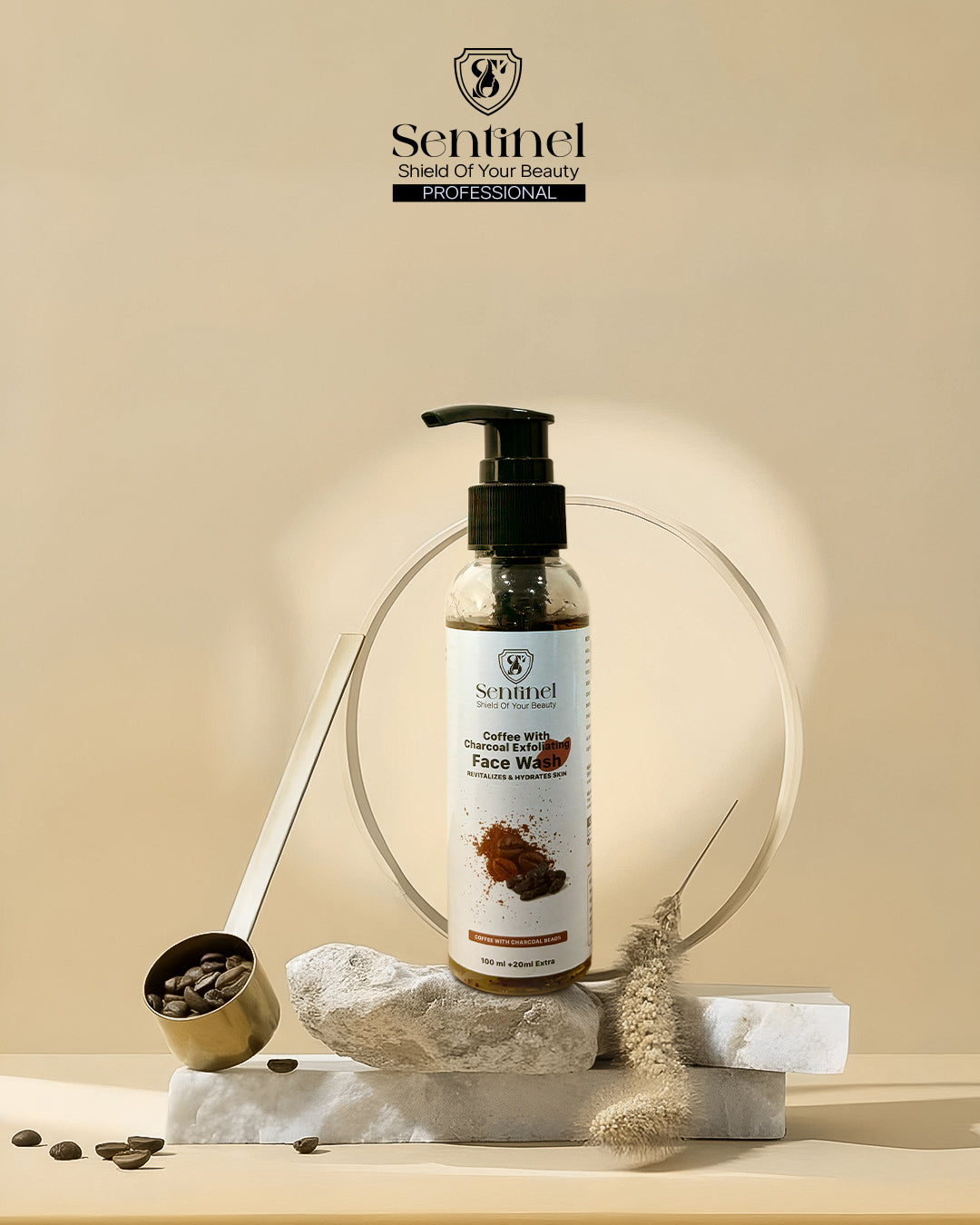 COFFEE WITH CHARCOL FACE WASH (120ml)