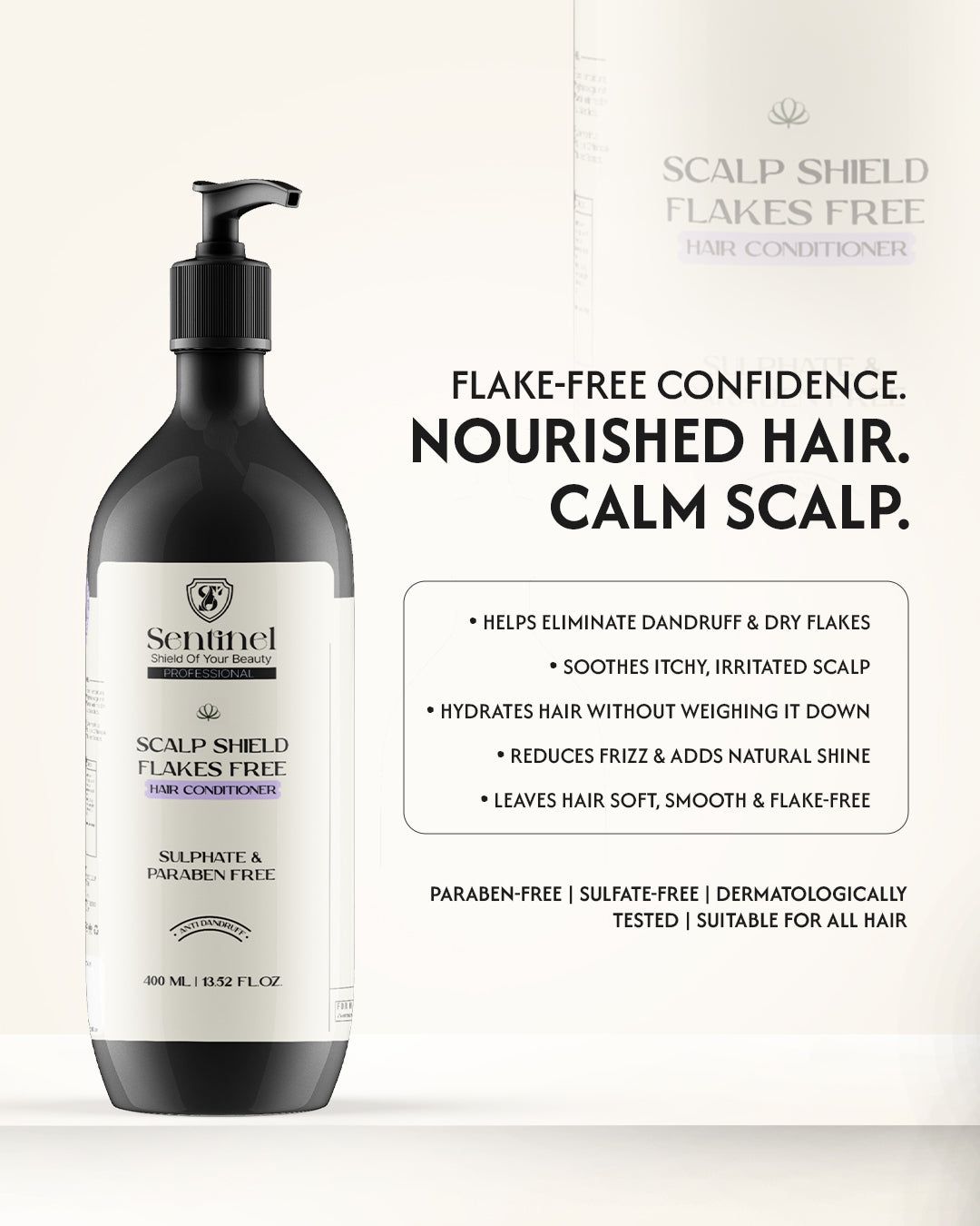 SCALP SHIELD FLAKES FREE HAIR CONDITIONER (400ml)