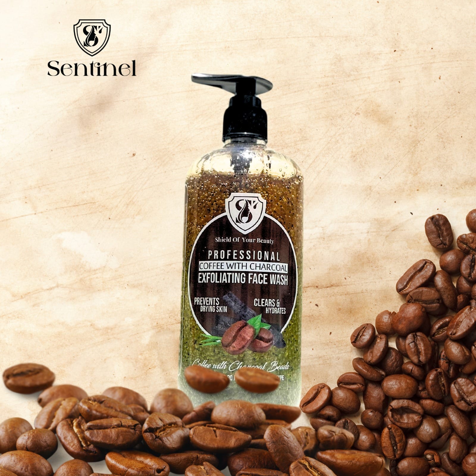 S7 Coffee with Charcoal Exfoliating Face Wash (500ml)