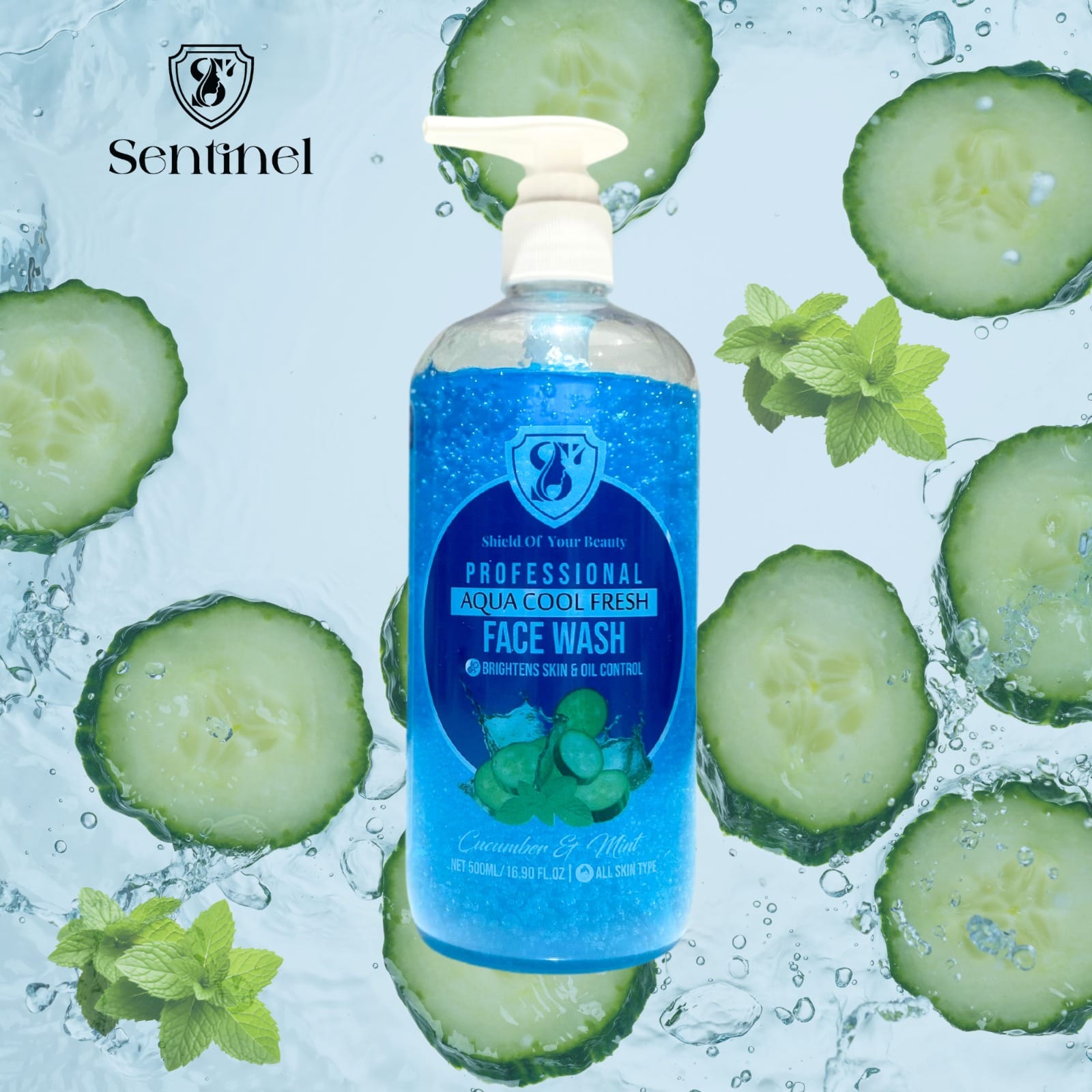 Aqua Cool Fresh Facewash (500 ML)