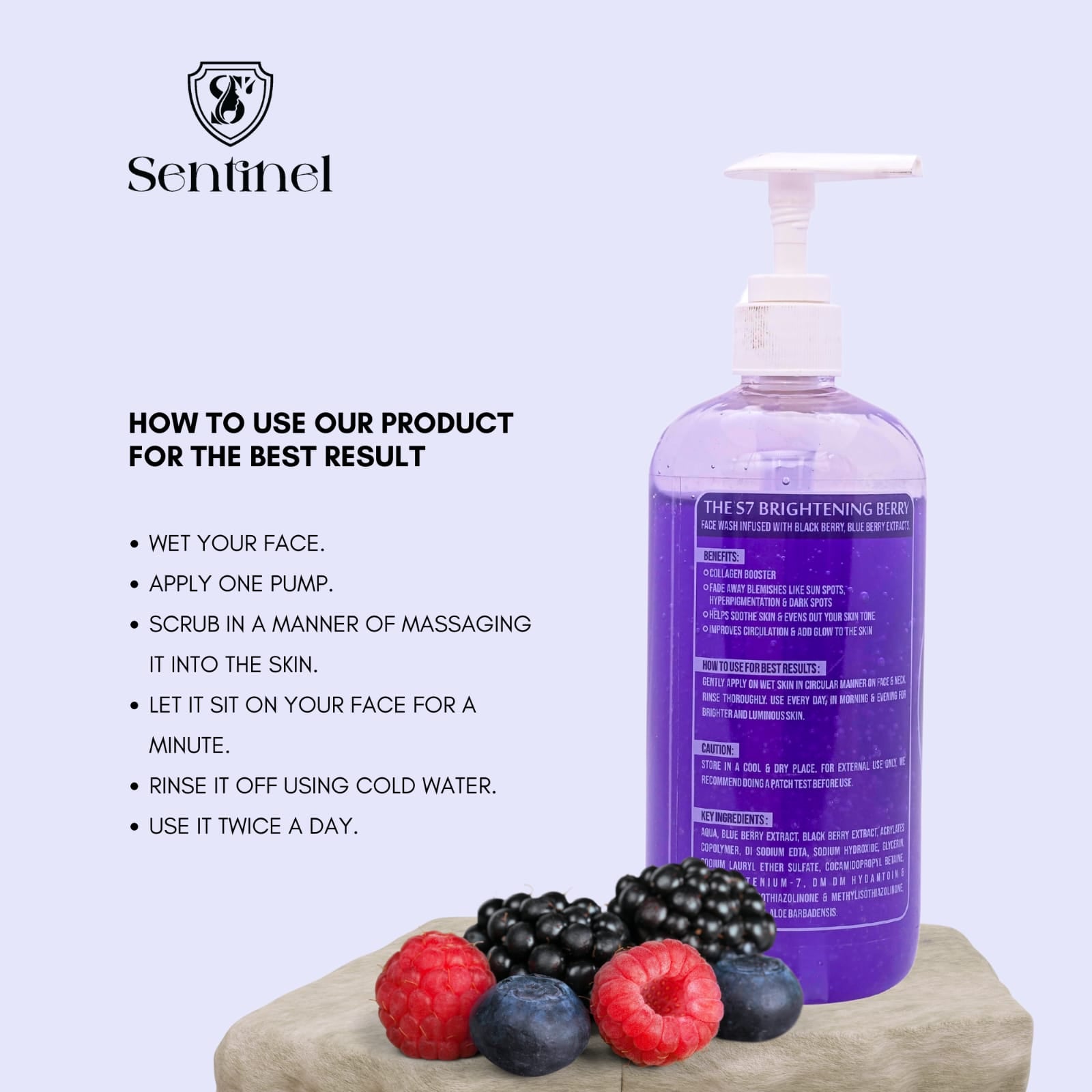 Brightening Berry Facewash (500 ML)