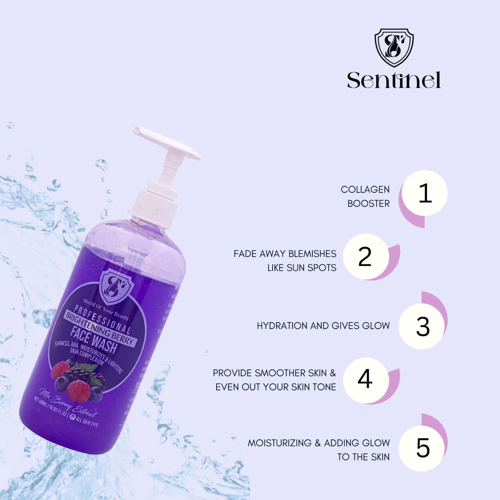Brightening Berry Facewash (500 ML)