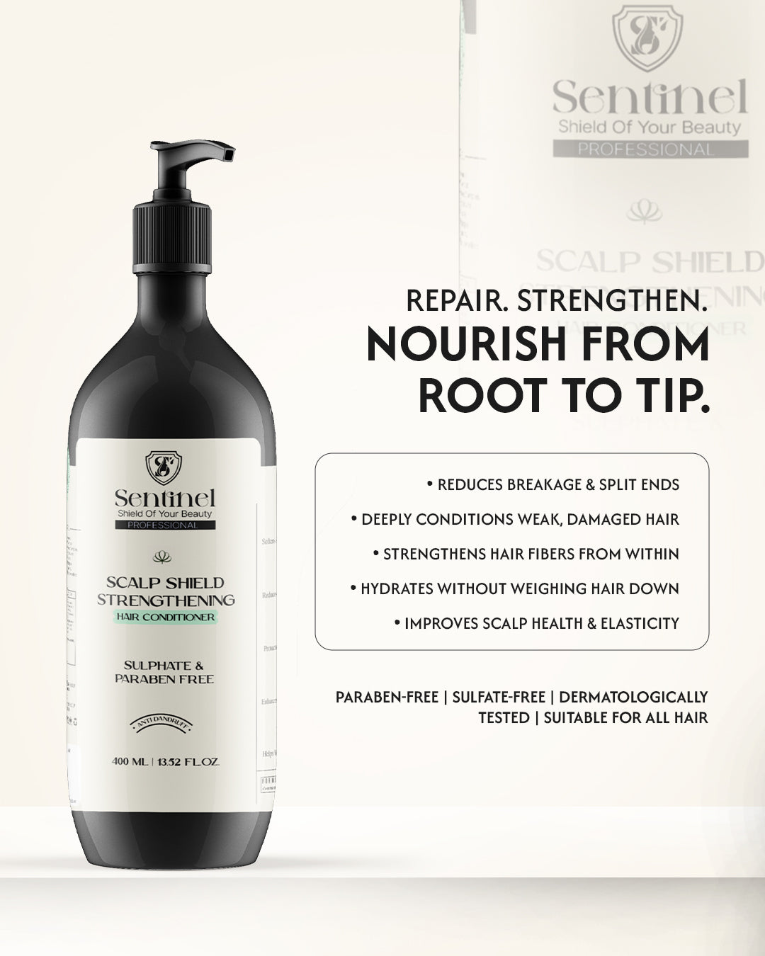 SCALP SHIELD STRENGTHENING HAIR CONDITIONER (400ml)