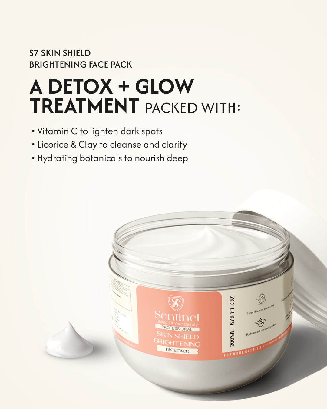 SKIN SHIELD BRIGHTENING FACE PACK