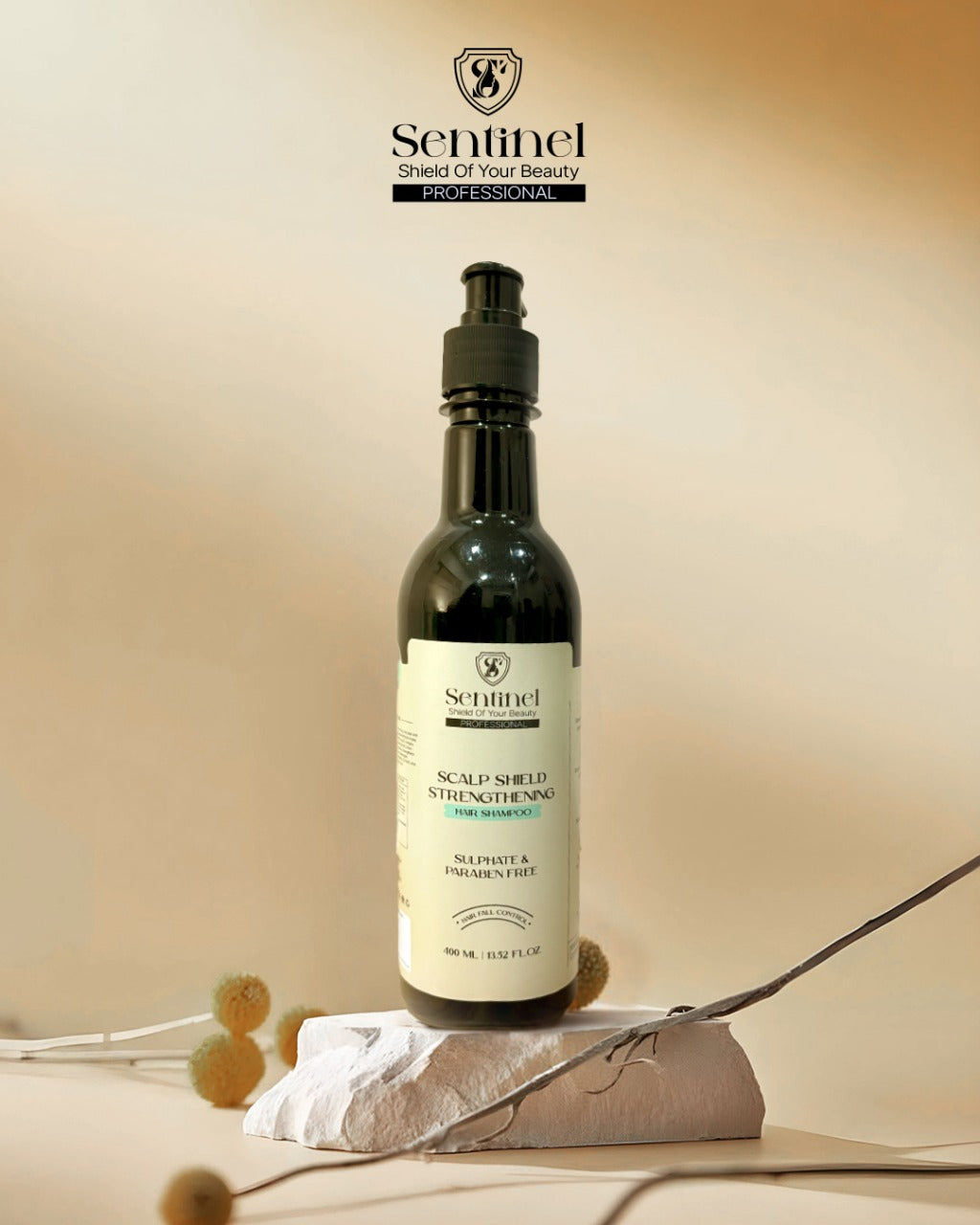 SCALP SHIELD STRENGTHENING HAIR SHAMPOO (400ml)